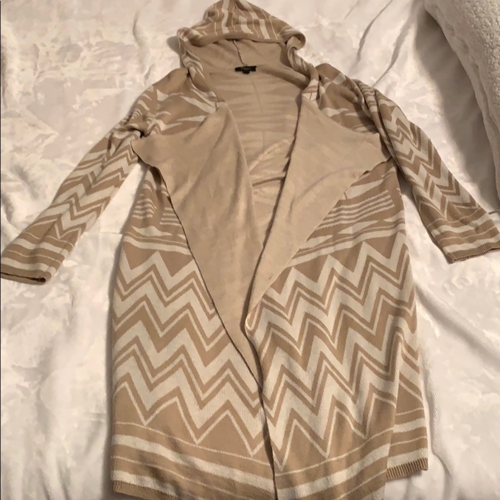 Drape front cardigan